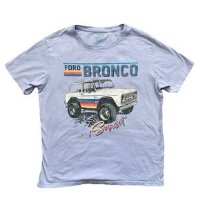 Official Ford Bronco ‘Sunset' Purple Short Sleeve T-Shirt Size Small Graphic Tee